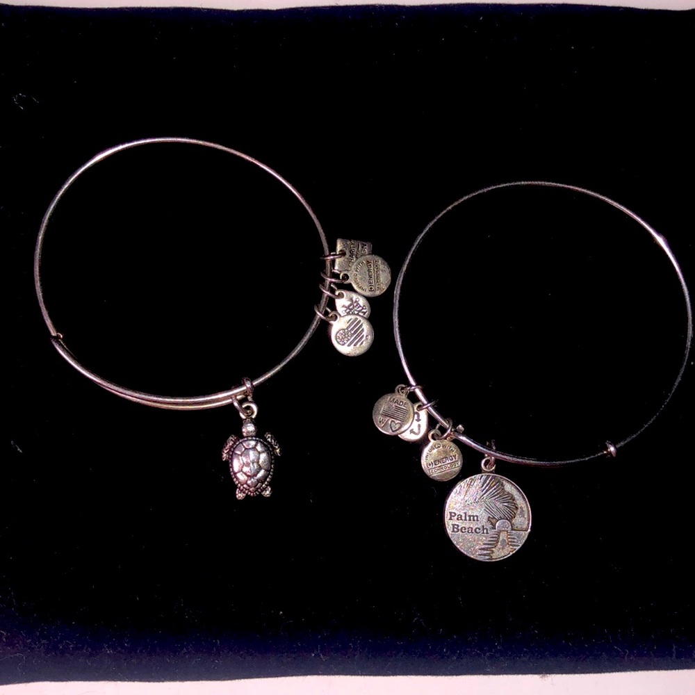 🎉 2 Preowned Alex and Ani bracelets